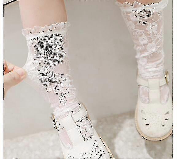 Children's   Lace Tube Socks