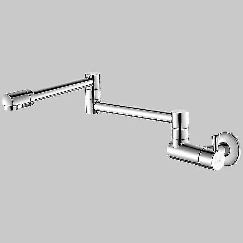 Kichen بالوعة صنبور المياه الحنفية الحائط وعاء حشو صنبور قابل للطي قطب الحنفية الصلبة النحاس واحد الماء البارد '_Good الجودة