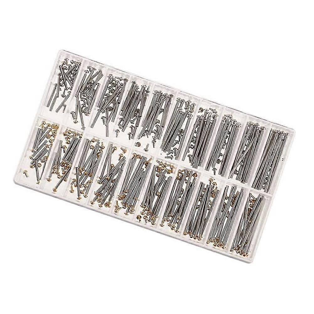 200pc Watch Strap Screws Assortimento Tube Friction Pin Clasp per orologio da polso orologio back case Watch Re