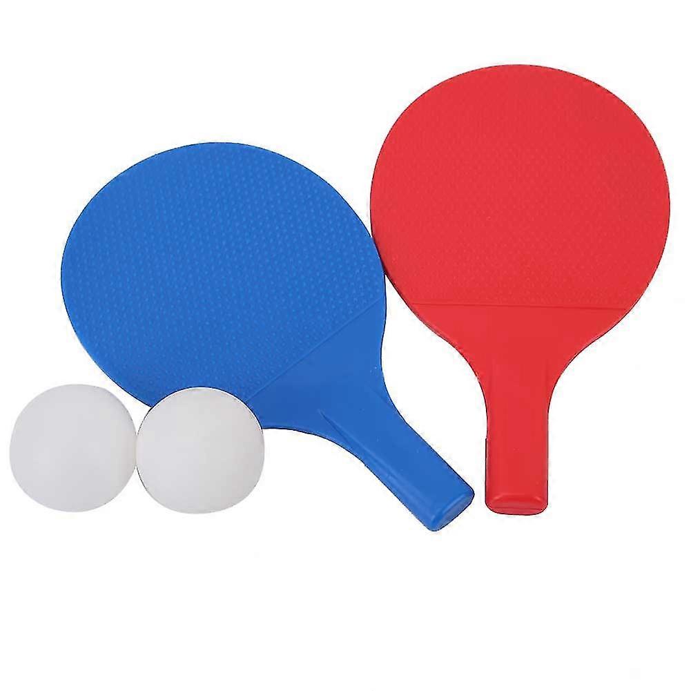 في الهواء الطلق الأطفال تدريب تنس الطاولة مضرب المحمولة مجموعة مع 2 كرات