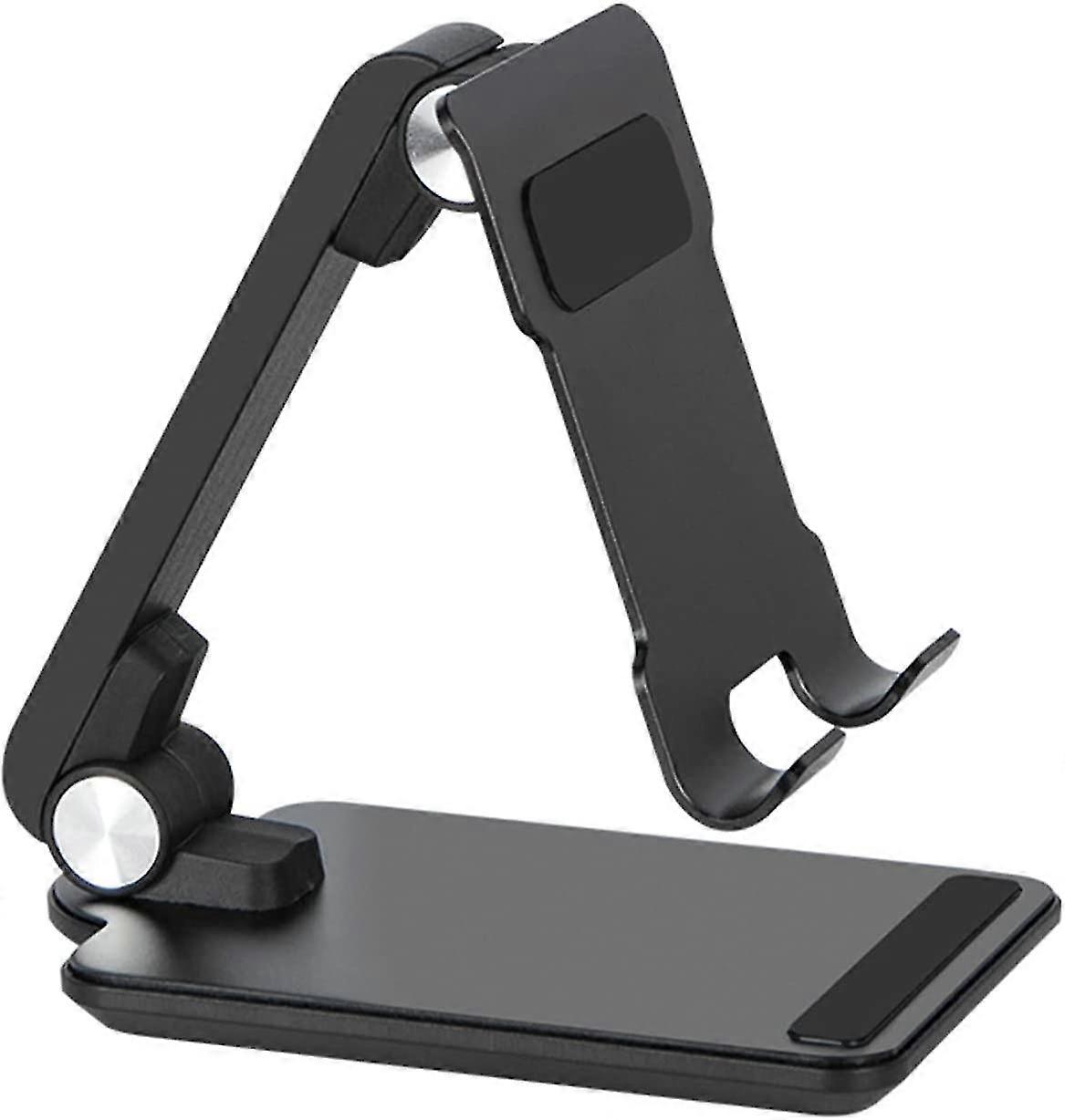 Supporto per cellulare in alluminio regolabile e portatile - Supporto da scrivania versatile con design pieghevole per dispositivi da 4-8"
