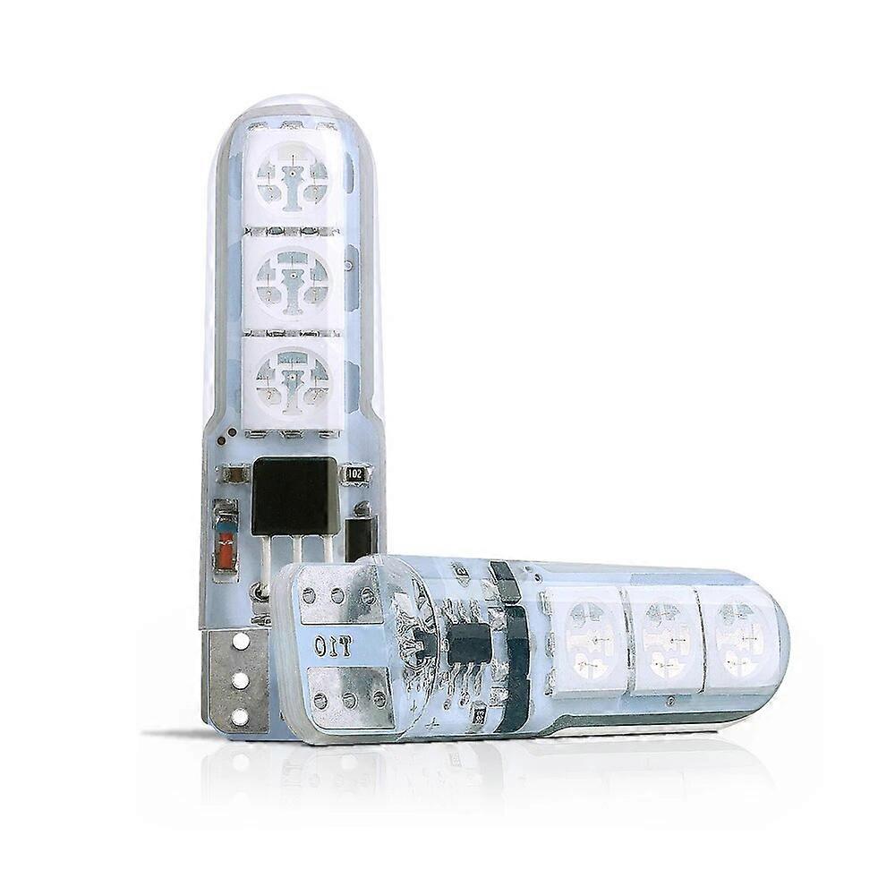 led t10 w5w 194 light with remote control rgb lamp silica gel T10 led canbus Interior light Reading lamp Luggage lamp plate lamp