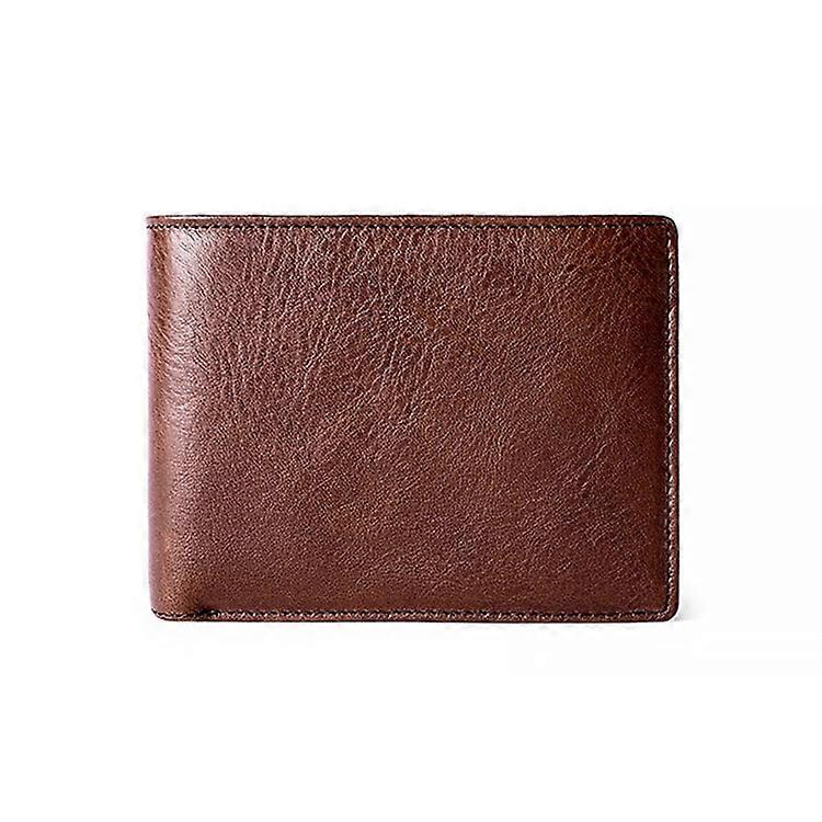 Retro Cowhide Leather Multiple Card Slots Wallet