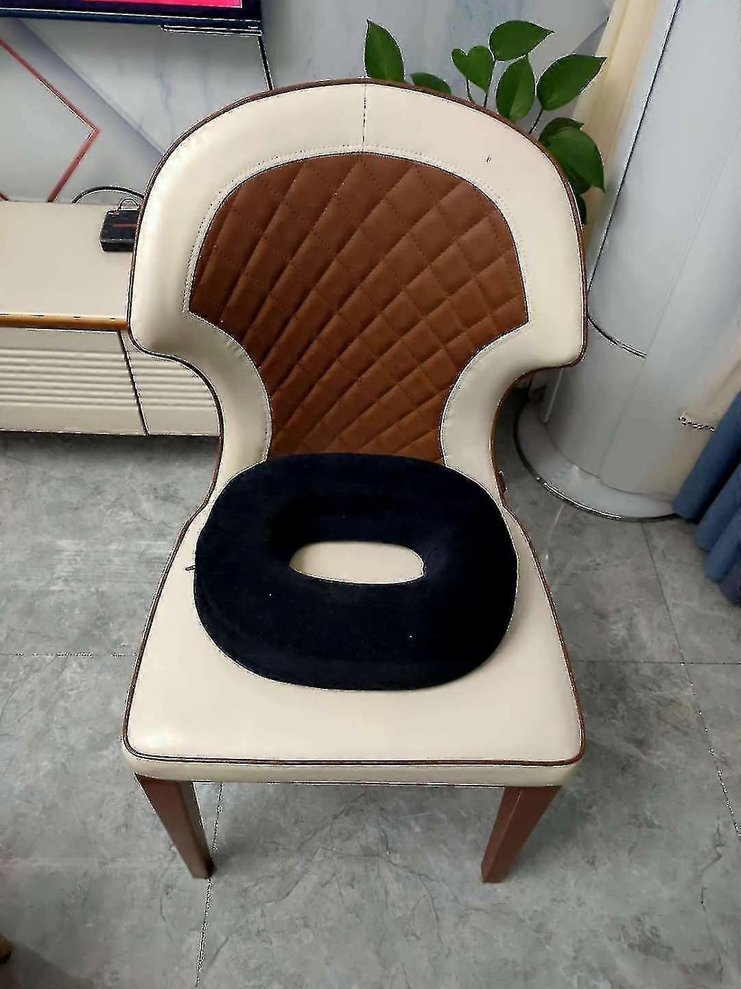 Cuscino per sedia ad anello in memory foam per alleviare il dolore al coccige