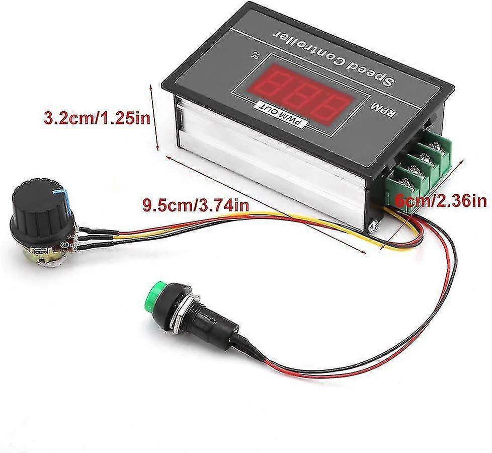 Adjustable Pwm Motor Speed Controller Digtal Display Dc Motor Control Governor