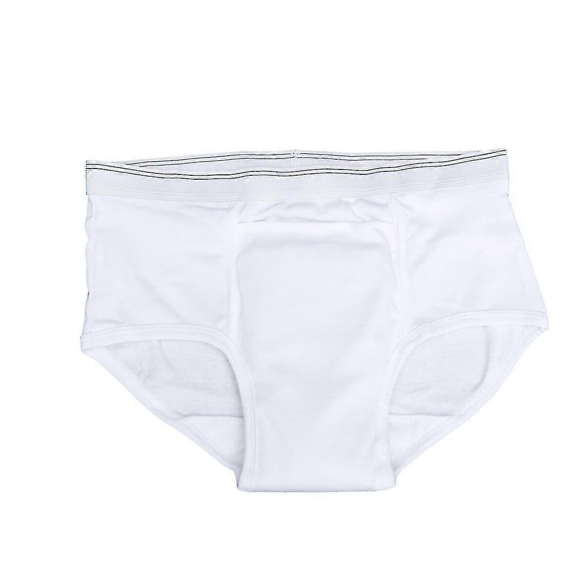 Man Incontinence Briefs Cotton Leakproof Waterproof Briefs For Man Adult Old Man (man Pattern, Size: L)