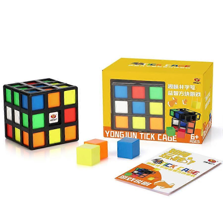 YJ Tick Cage Cube Fun Games Magic Cube 3x3
