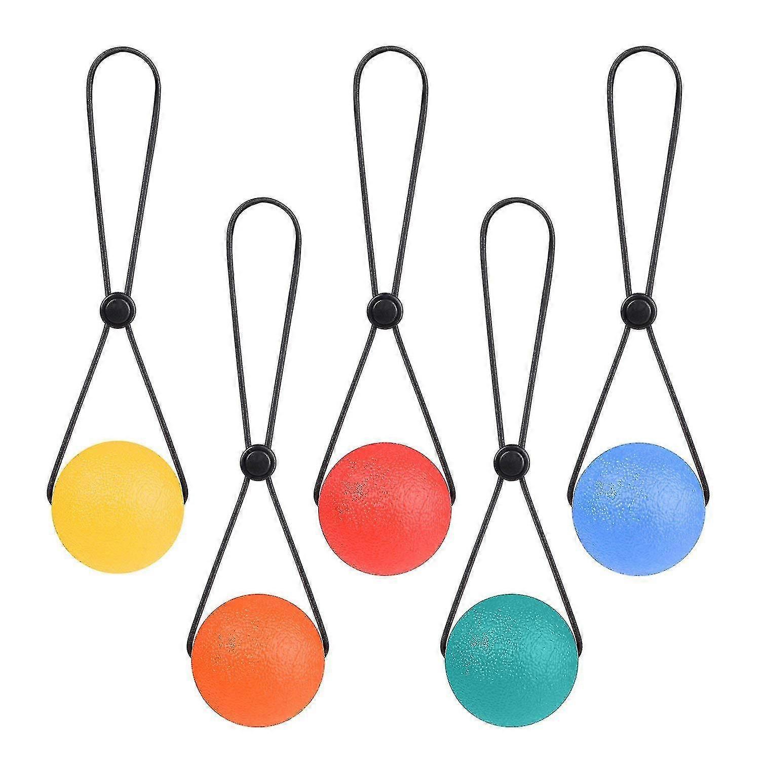 Set Of 5 Portable Squeeze Stress Relief