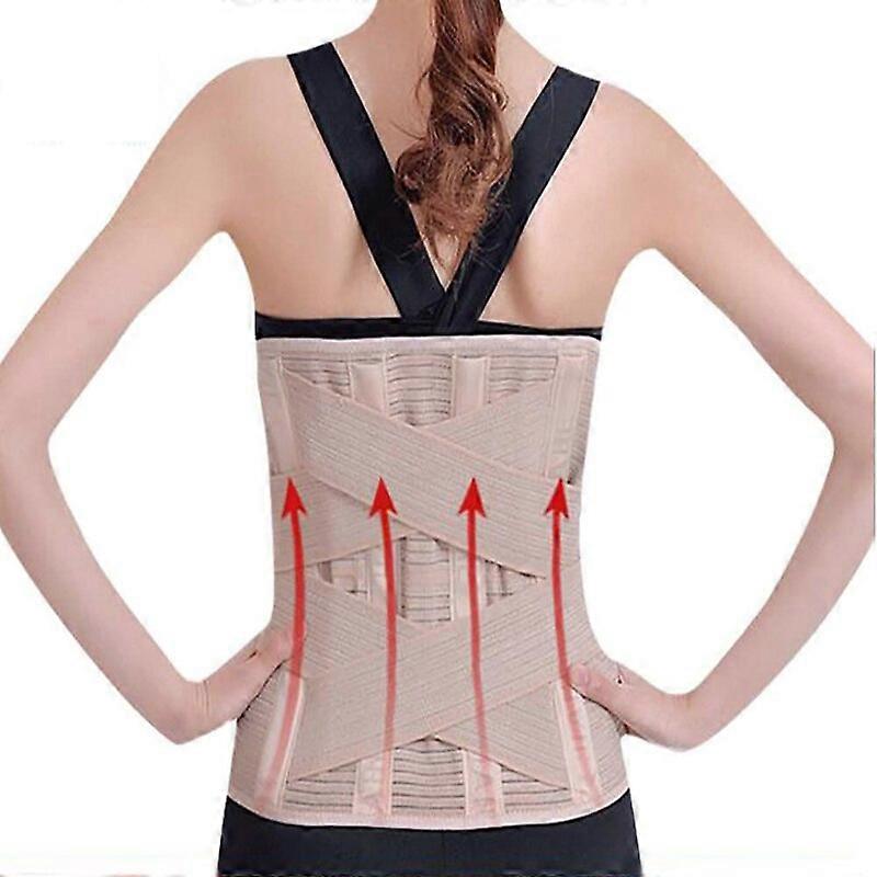 Orthopedic Posture Corrector Brace Elastic Adjustable Lower Back Support Waist Trimmer Belt Lumbar Support Belt for Men WomenBack & Lumbar Support Cus