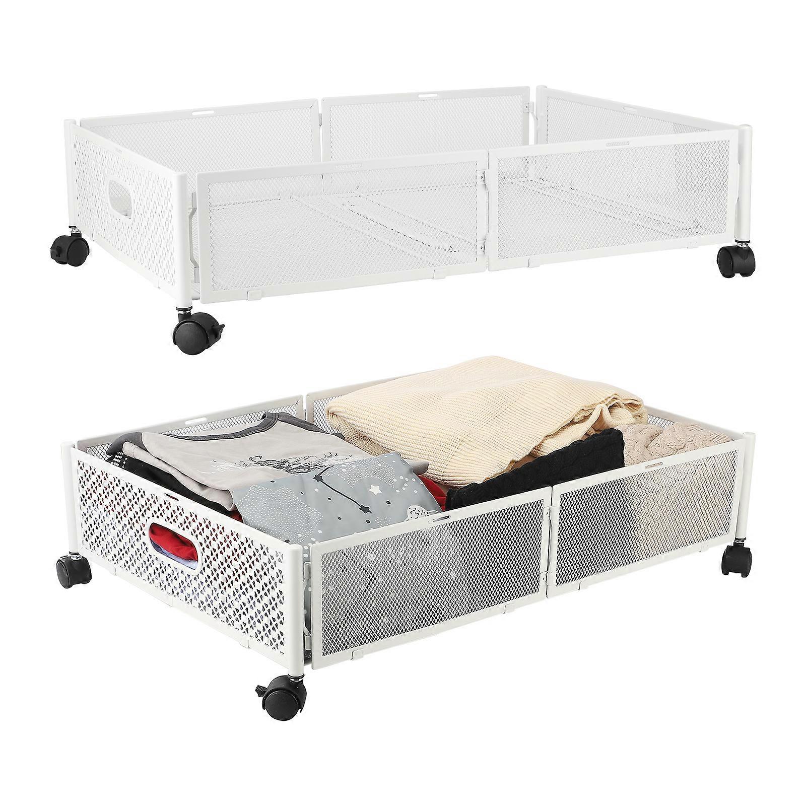 Under Bed Storage, Under the Bed Storage Containers with Wheels, Under Bed Shoe Storage Organizer Drawer 100% NEW