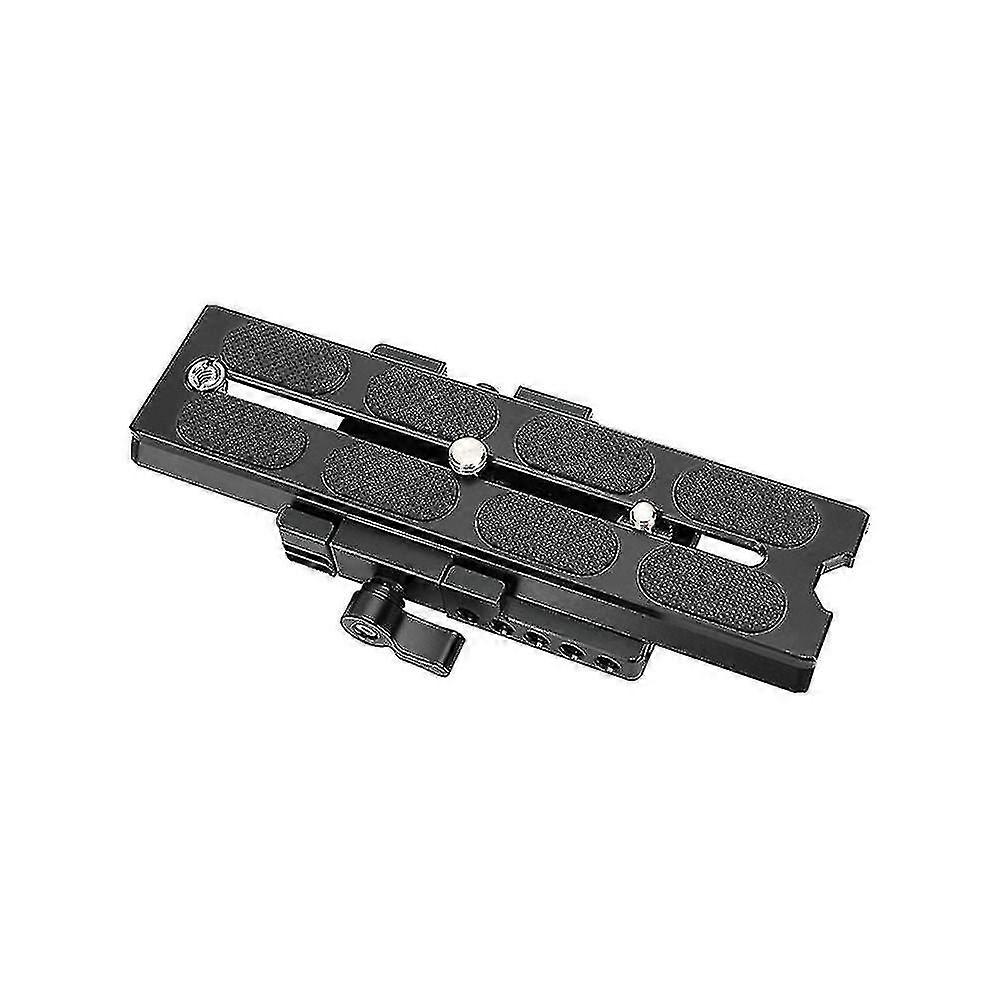 Miniowlmanfrotto-type Slide-in Quick Release Plate With Clamp Base (7")