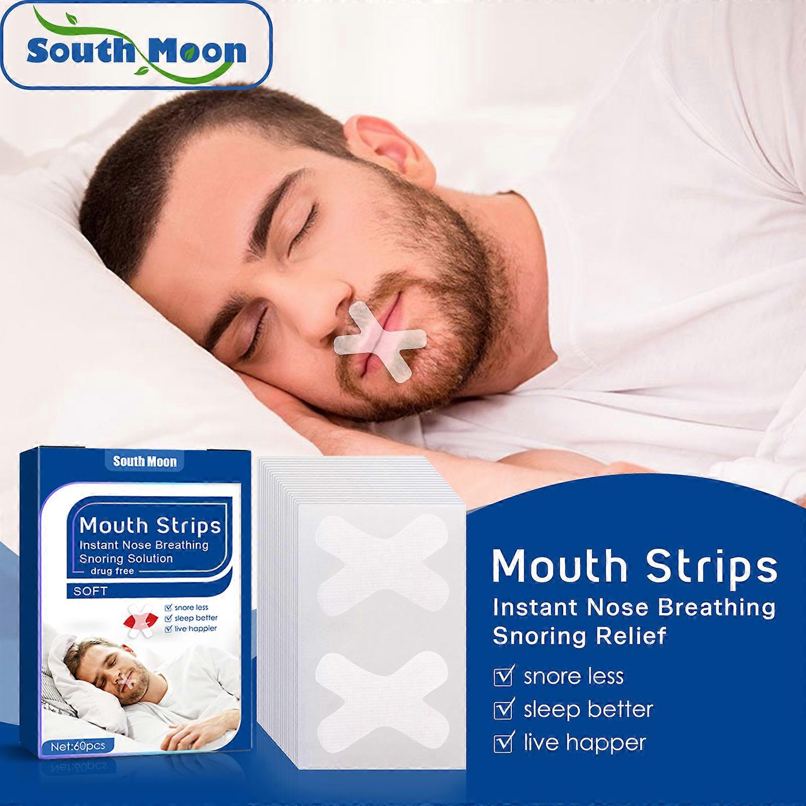 Tape for Sleeping, Gentle Transparent Strips for Sleeping, Tape for Snoring, Pain-Free Removal Hypoallergic Tape Instant Snoring Relief