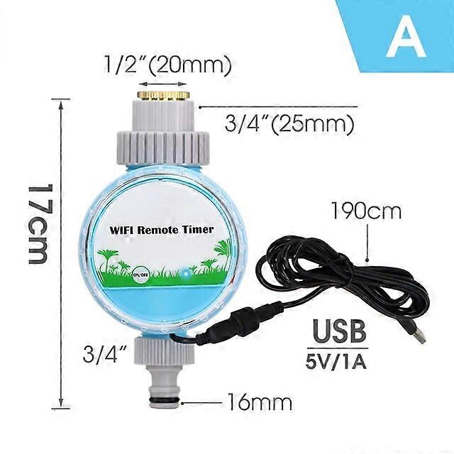 Timer Acqua Tuya Wifi Compatibile Bluetooth Timer Acqua Da Giardino Impermeabile Intelligente Controller Di Irrigazione Per Telefono Telecomando Valvola Di Irrigazione