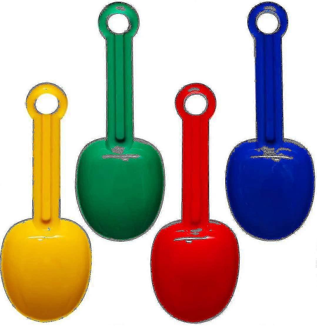 4pcs Sand Scoop Plastic Shovels For Beach Complete Gift Set Bundle