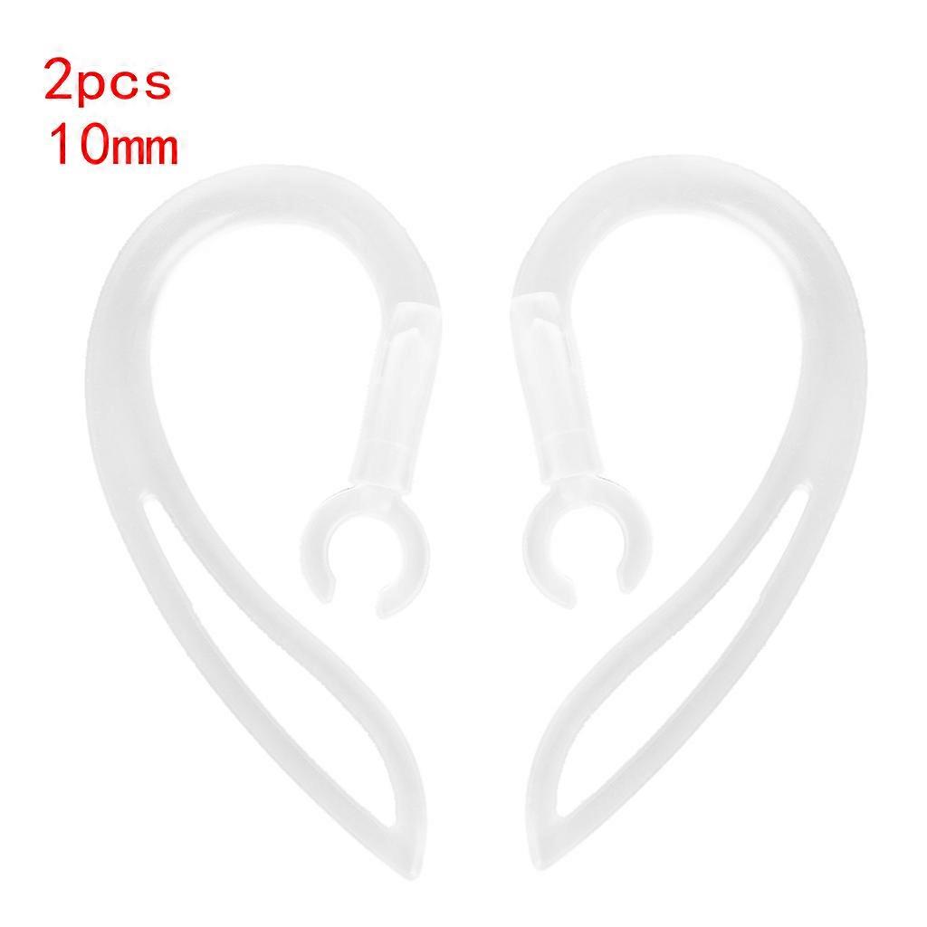 10mm Bluetooth-compatible Earphones Transparent Soft Silicone Ear Hook Loop Clip