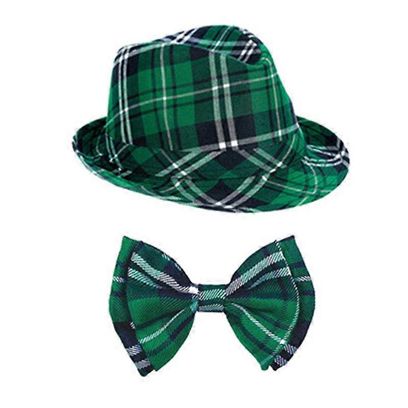 St. Patrick's Day Leprechaun Hat and Tie Set