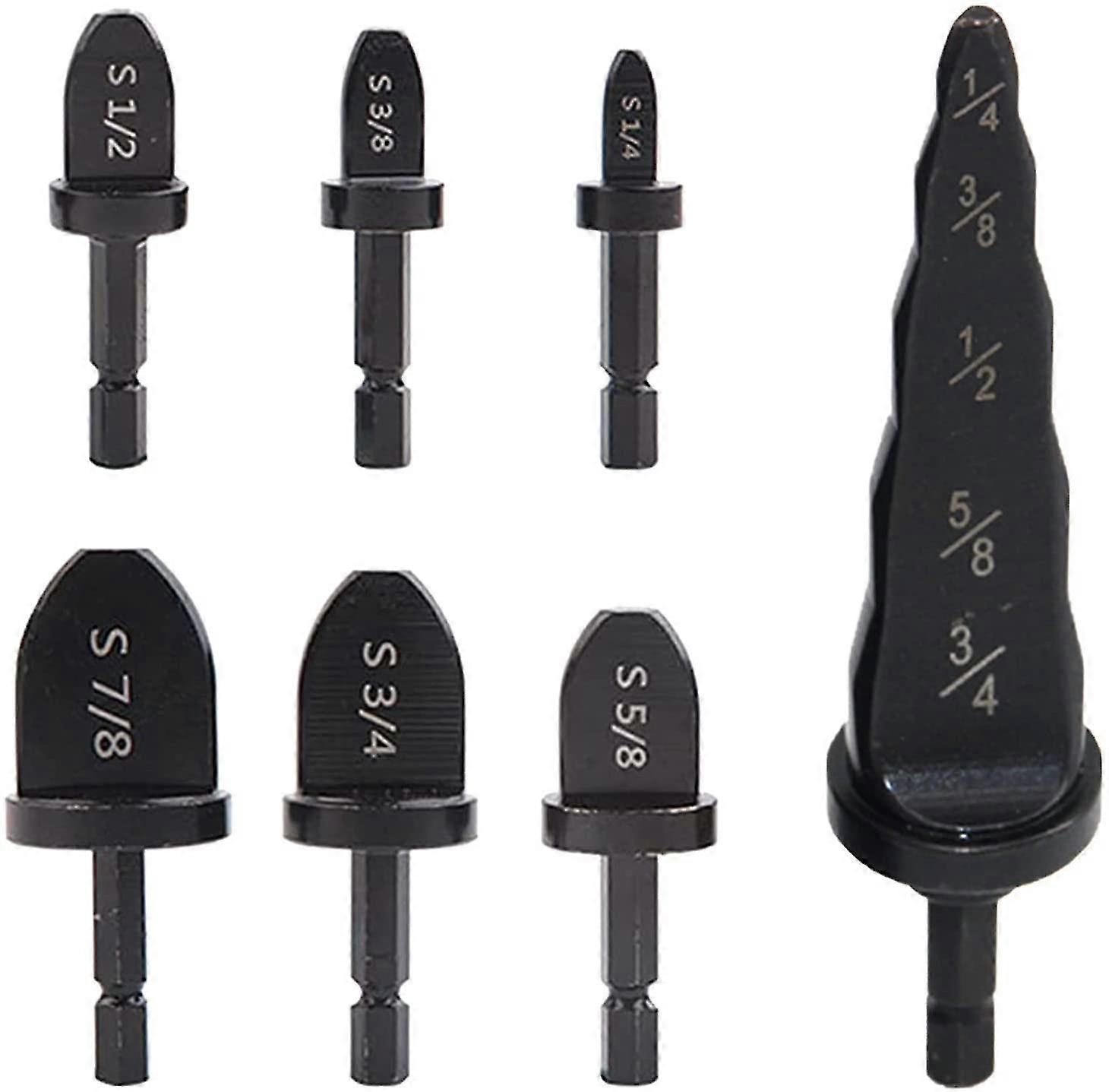 تأرجح أداة الحفر بتات ، 5 في 1 مكيف الهواء موسع الأنابيب النحاسية مع 1/4 ''' ، 3/8 ''' ، 1/2 ''' ، 5/8 ''' ، 3/4 ''' ، 7/8 '' مكيف الهواء النحاس أنبوب الموسع