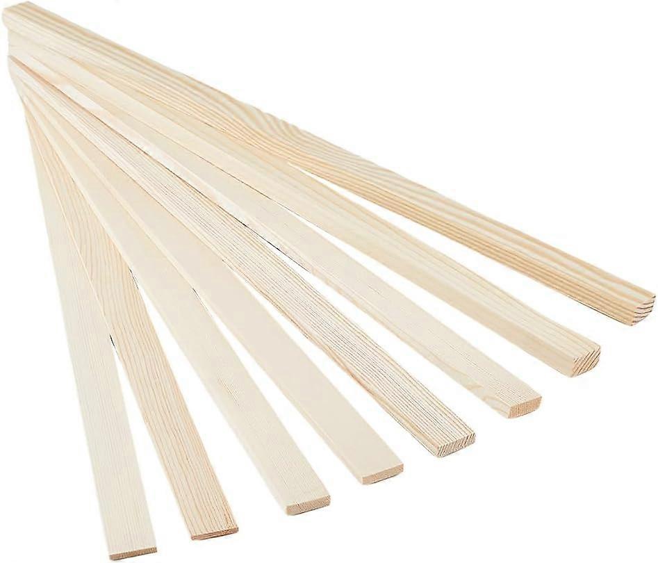 4 Sizes 8Pcs Pottery Teaching Rolling Mud Stick Guide 0.12/0.2/0.28/0.39inch Rectangle Wooden Strips Wheat Clay Modeling Tools Guide Ceramics Mudboard