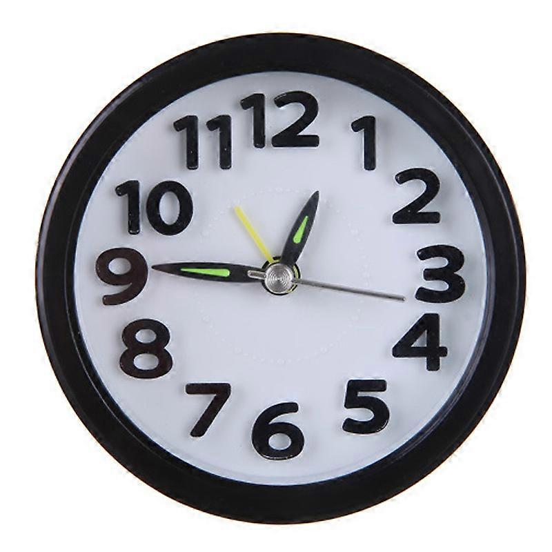 Quartz Small Alarm Clock No Tick Snooze Silent Battery Operated Home Bedside Desk Clock Decor