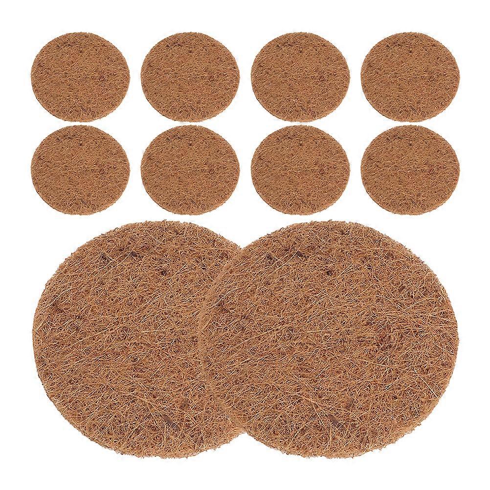 10 st fågelhäckar, fågelhäckningsmaterial, kokosfibersubstrat, blomkruka, runda mattor, äggmatta