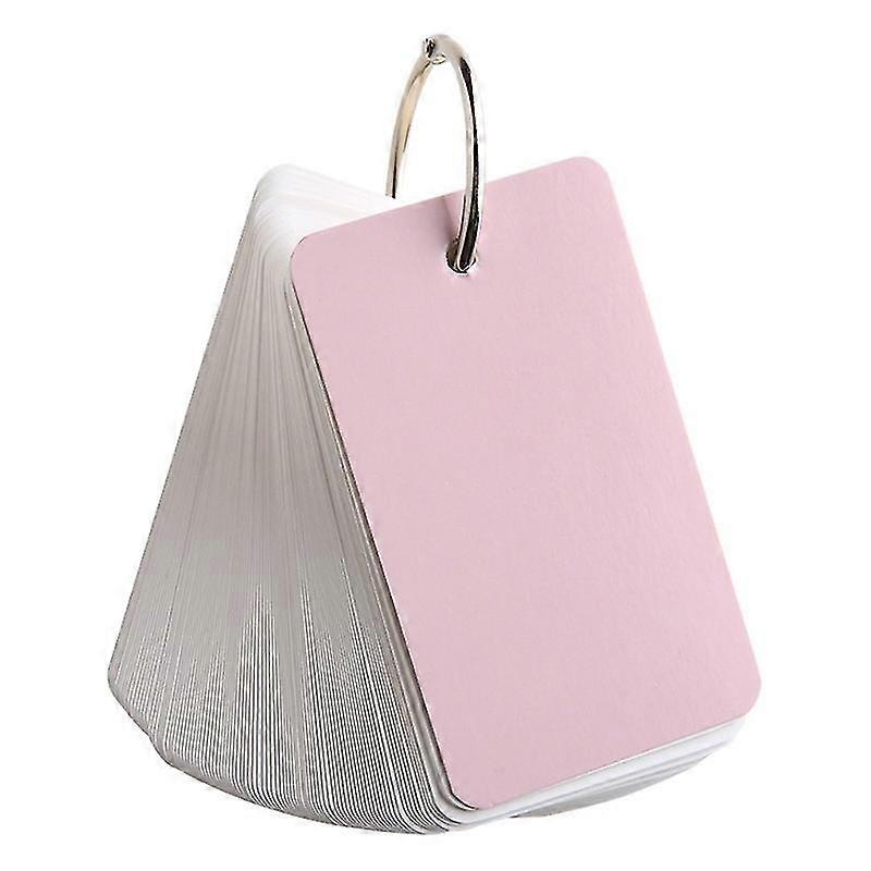 100 Sheets Blank Flash Cards Set Flipping Kraft Paper Index Card Set For Student