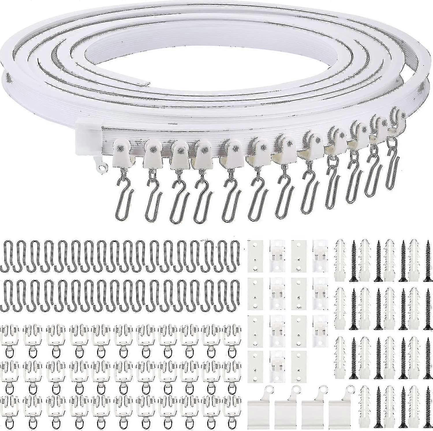 5m Flexible Ceiling Curved Curtain Track Flexible Ceiling Curtain