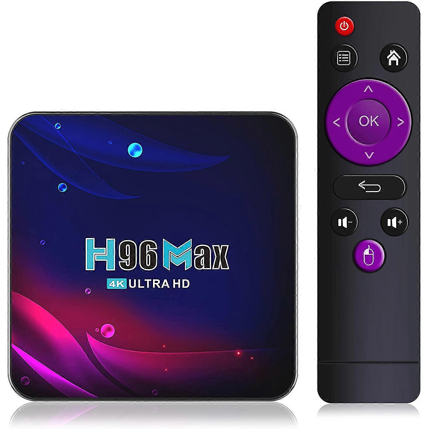 Smart TV Box Android 11 4K HD YouTube Google Play 5G WiFi Bluetooth Media Player