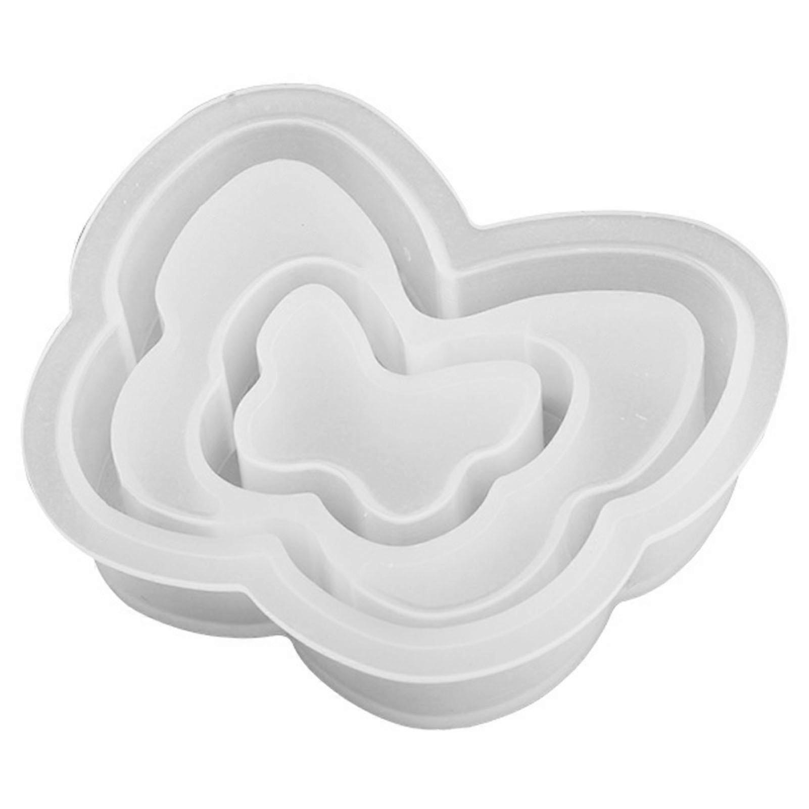 Multi Styles Double Layer Three-dimensional Demoulding Silicone Mold Epoxy Resin Mold Keychain Pendant Craft Supplies QingHai
