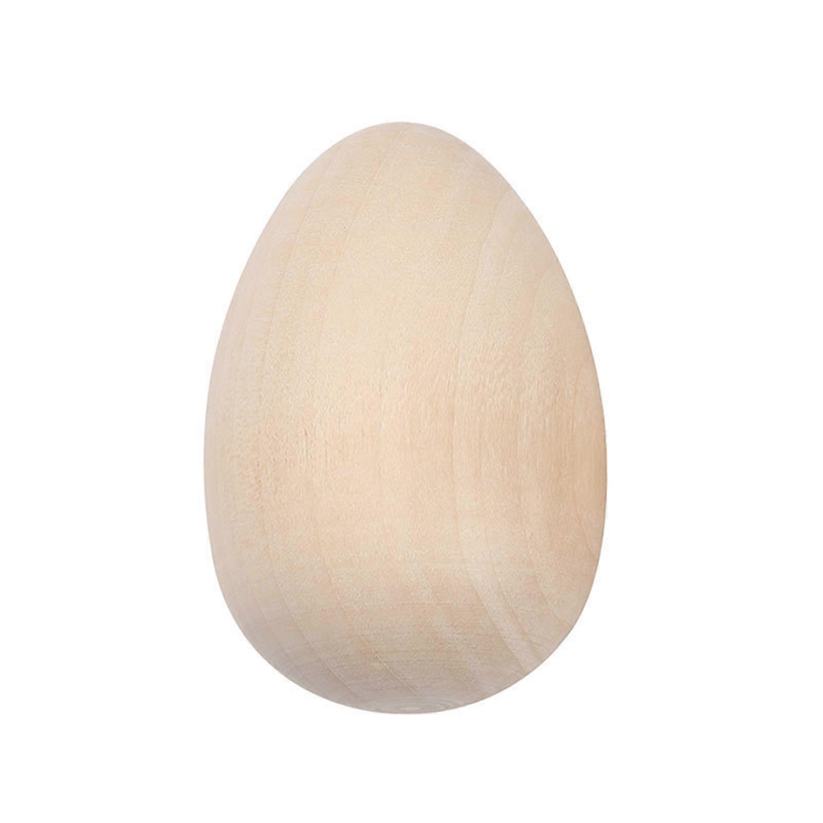 Artificial Egg Realistic Looking Anti-deformation Smooth Surface Unfinished High Simulation Graffiti Early Educational Toy Manual Painted DIY Easter E