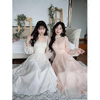 sachin and babi light blue dress French Style Sweet Fairy Dress Women Cute Bow Chiffon... From Oul003,  $29.46 main image 1