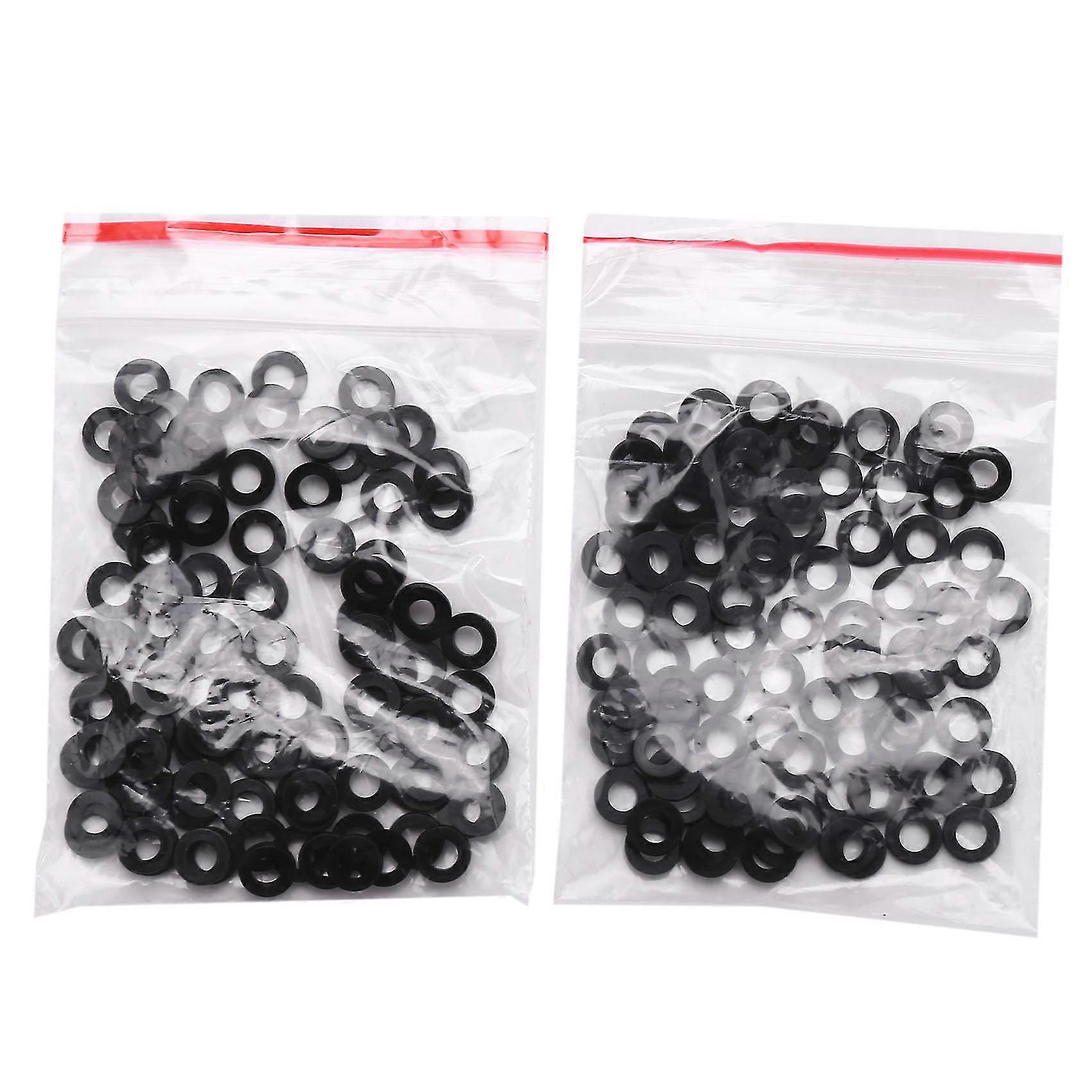 X 6mm X 1mm Nylon Flat Insulating Gaskets S 200pcs