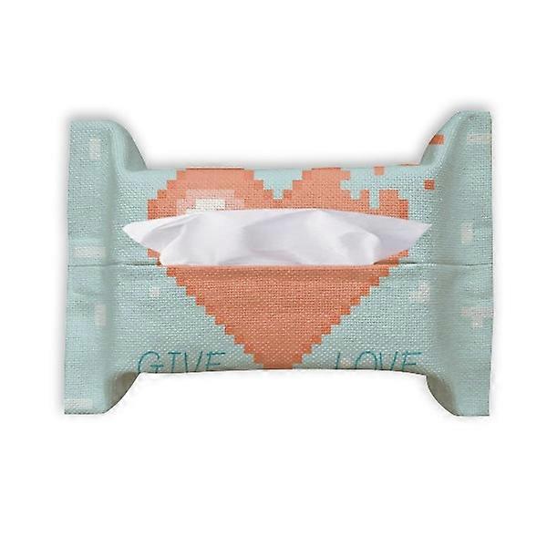 Disappear Heart Give Love Pixel Paper Towel Tissue Bag Napkin Bumf