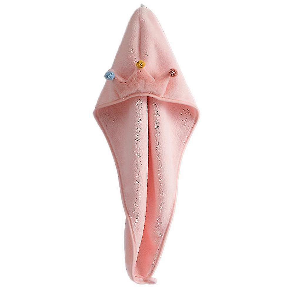 Doux absorbant cheveux sèche serviette tête enveloppage corail polaire cheveux secs chapeau