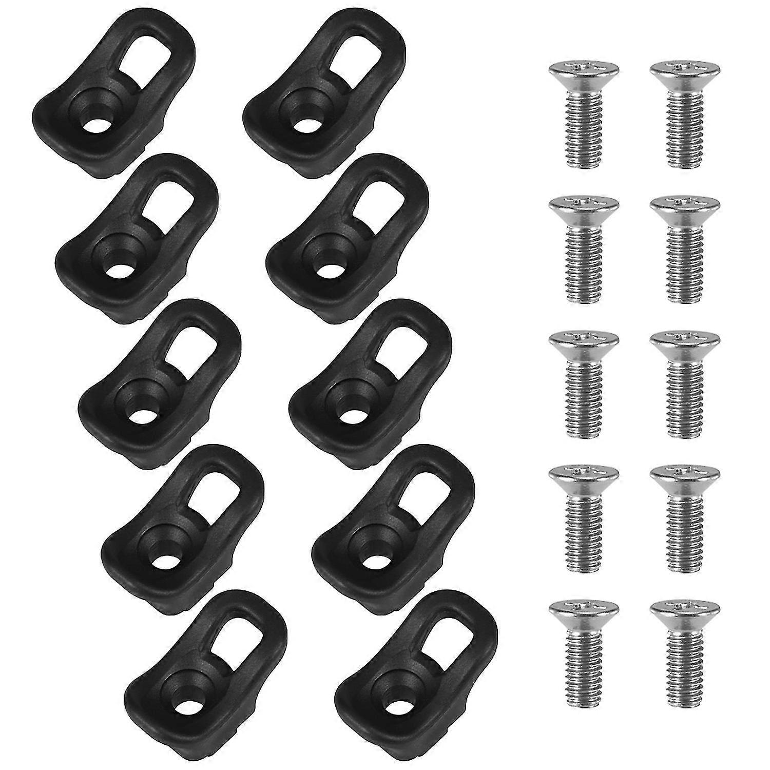 10 Pack Kayak Eyelet Tie Down Loop Deck Fitting Bungee Cord Kit Rigging Outfitting Pad Eye