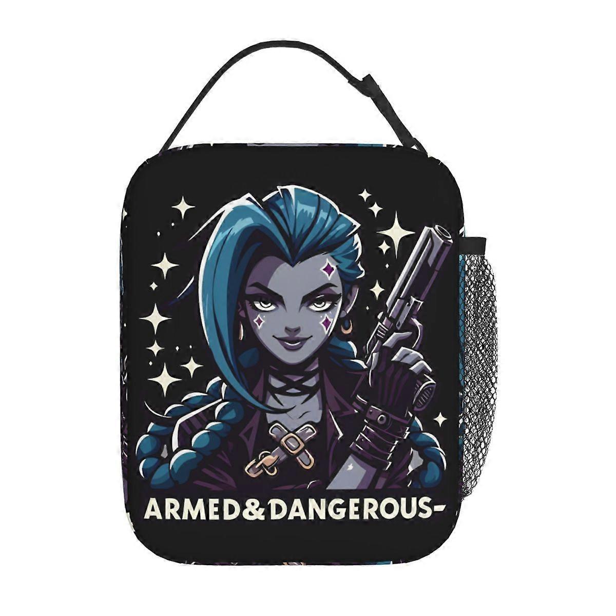 Arcane Your Not Dreaming Jinxパウダー断熱ランチバッグ漏れ防止再利用可能なクーラーバッグランチボックストートビーチピクニック弁当ポーチ
