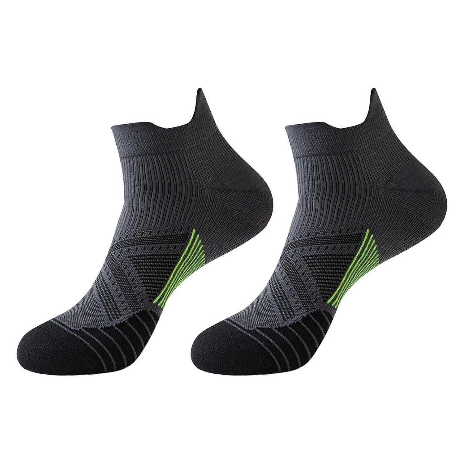 1 Pair Unisex Summer Socks Quick Dry Sweat Absorption Anti-friction Color Matching Low-cut Boat