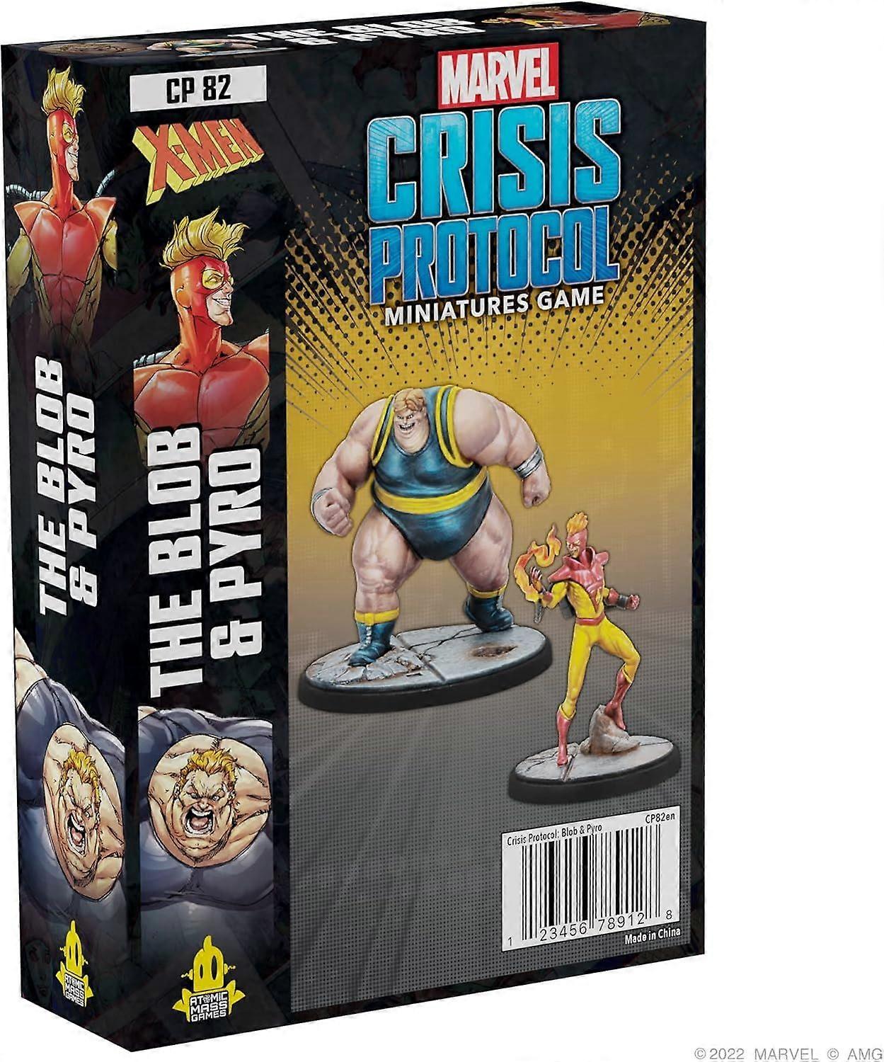 Marvel Crisis Protocol The Blob & Pyro Miniature Game