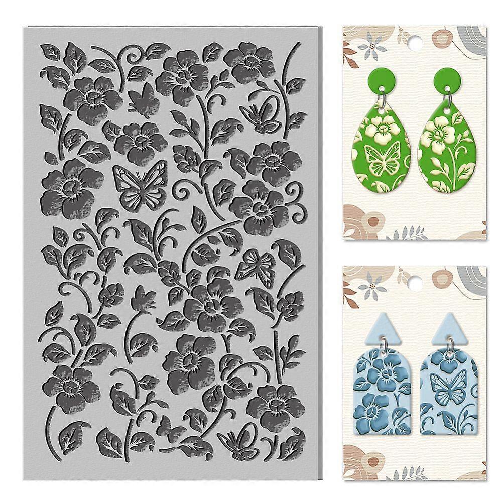Laserable Rubber for Stamp Engraving Machines DIY Crafts Butterfly 100x65x3mm
