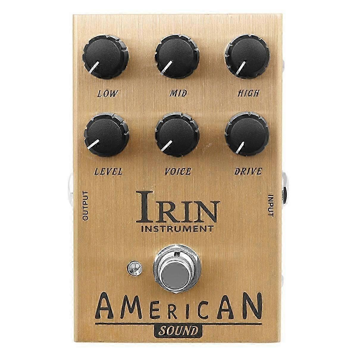 Elgitarr Effektor Bas Ersättning Tillbehör Analog Delay Gitarr Effekt Gitarr Delar Basgitarr, guld