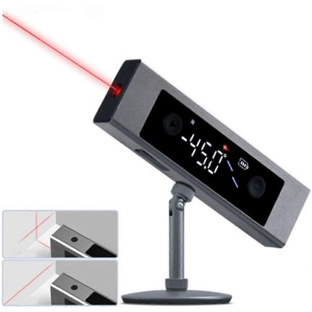Level Laser Protractor- LED Angle Finder Laser Inclinometer Angle Measure Ruler
