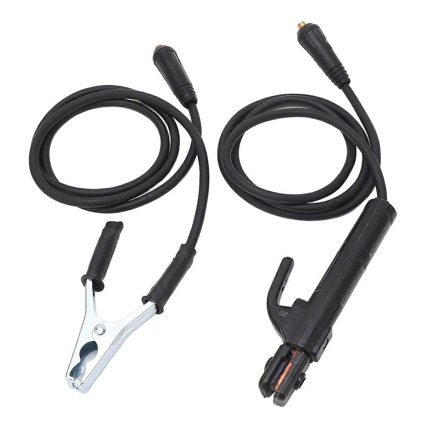 Welding Electrode Holder 200A Brass Iron Machine Ground Clamp Replacement Accessories with 1.5meter 