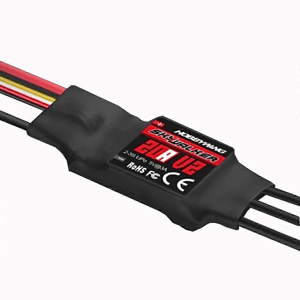 Hobbywing Skywalker 2-3S 20A V2 Brushless ESC With 5V/3A BEC For RC Airplane Models
