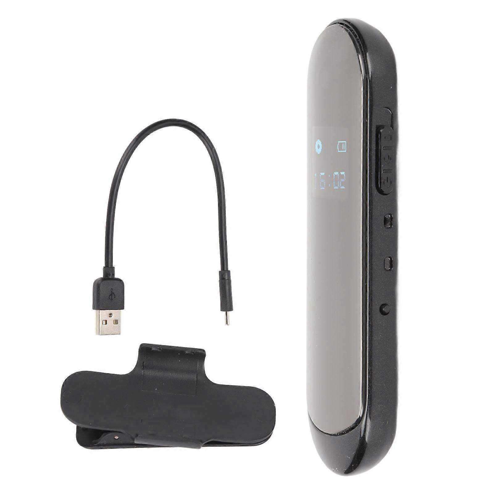 8GB AI Smart HD Video Voice Recorder with Noise Reduction for Study & Office Use