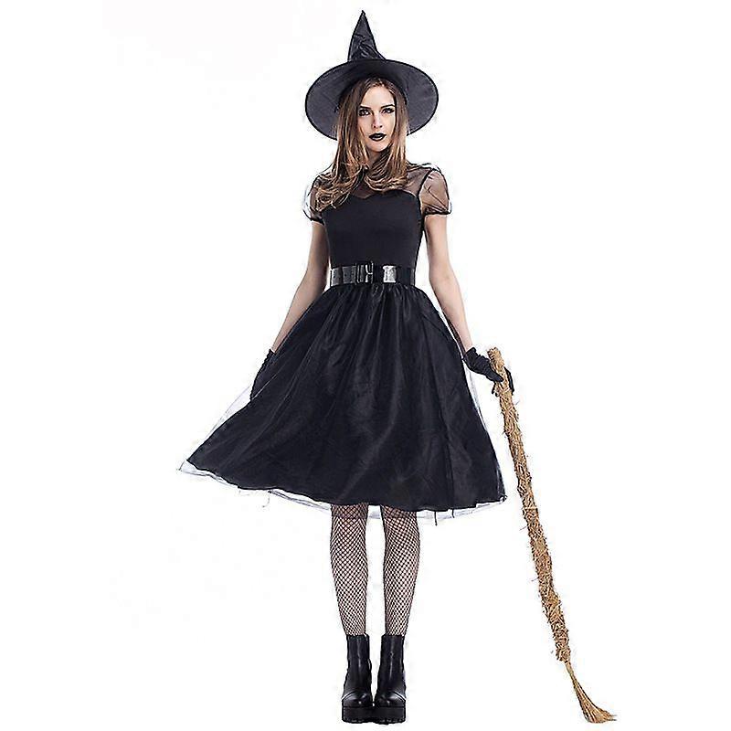 Easter Black Veil Witch Night Ghost Game Costume Performance Costume