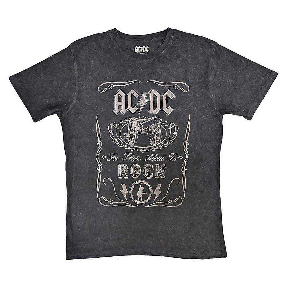 AC/DC Cannon Swing Dye Wash T Shirt