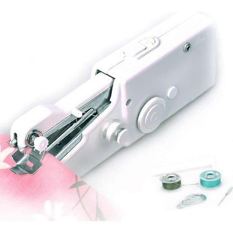 Mini Electric Handheld Sewing Machine - White