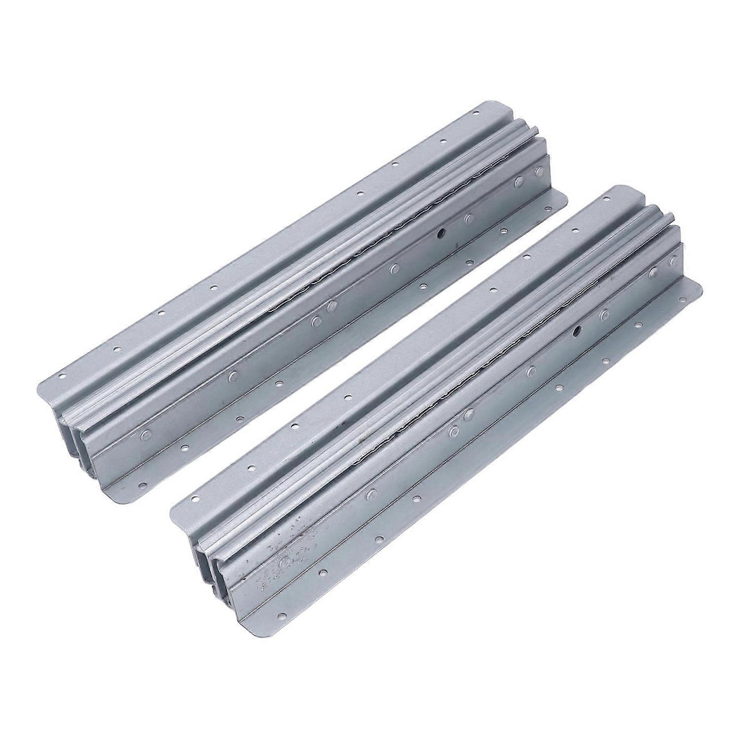 1Pair Silver Undermount Drawer Cabinet Slide Heavy Duty 120KG Load Pull Out Bottom Mount Slide Rail