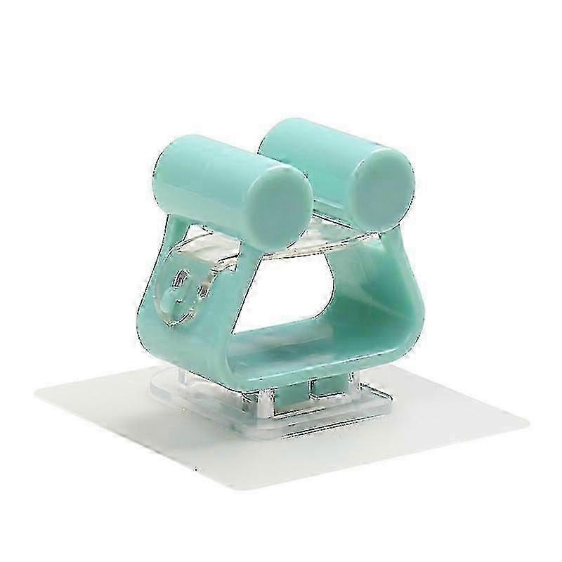 パンチフリーモップラックモップフッククリエイティブトレースレスバスルームモップスティッキーフックラックほうき棚モップクリップ