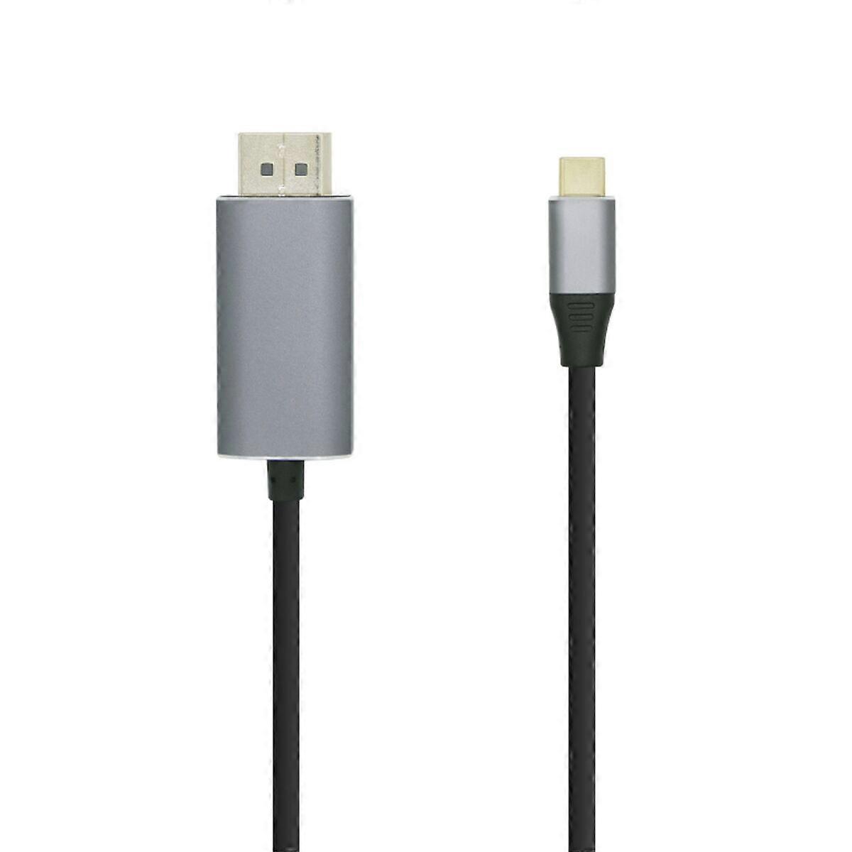 USB-C to DisplayPort Adapter Aisens A109-0394 Black 80 cm (1 Unit)