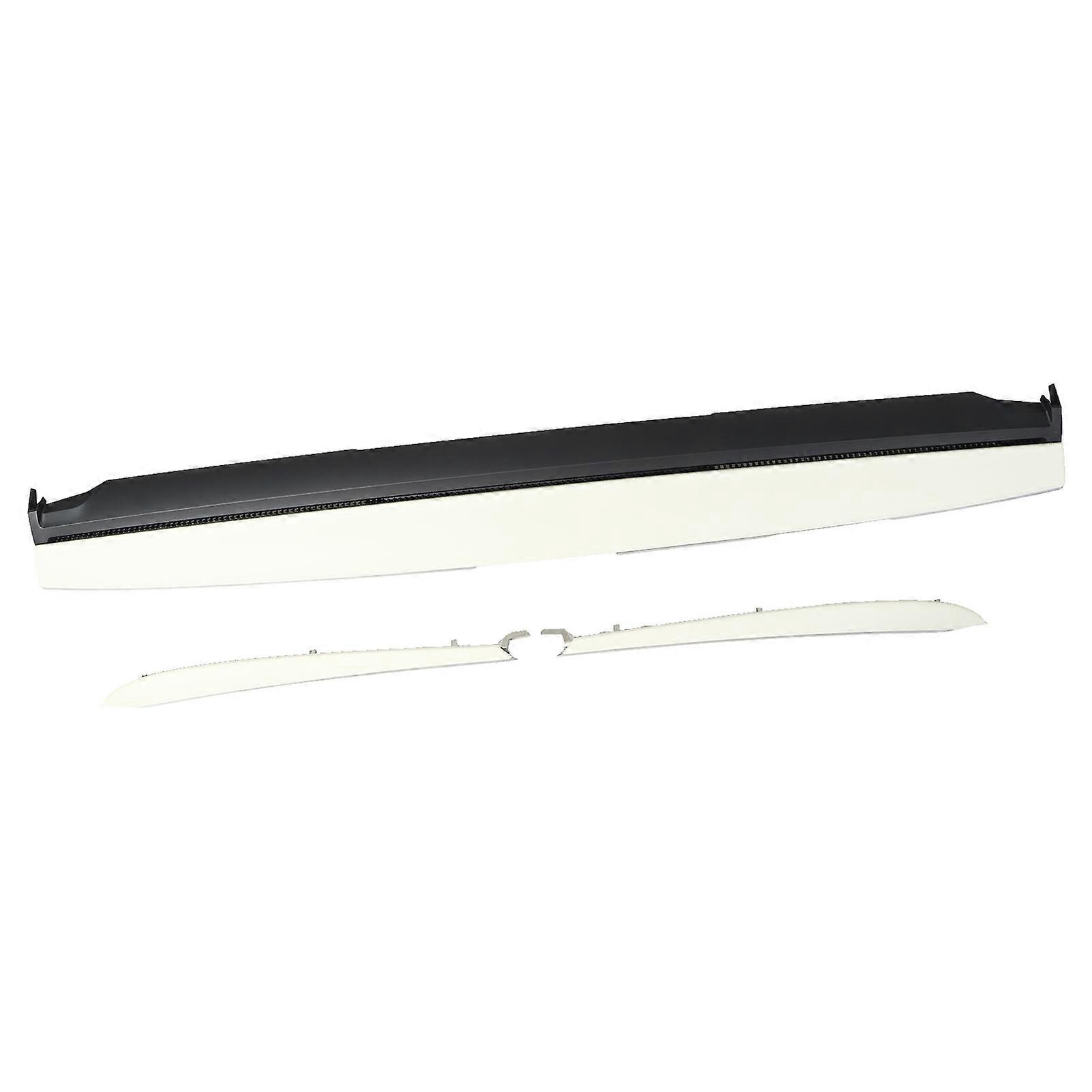 White Dashboard Trim - Comfortable Touch Interior Door Decoration for Tesla Model 3 Y RHD